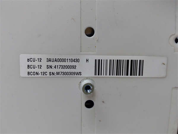 BCU-12 3AUA0000110430 ABB 控制單元